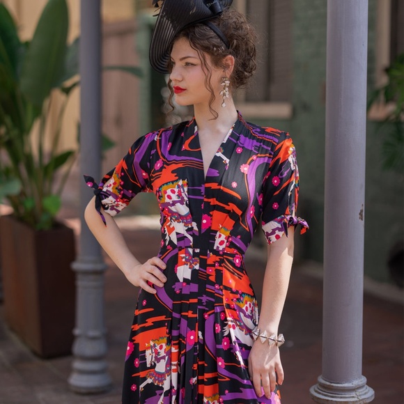 Trashy Diana by Candice Gwinn TIE  SLEEVE JENNY LONG DRESS  NWT size 2 - Picture 5 of 11